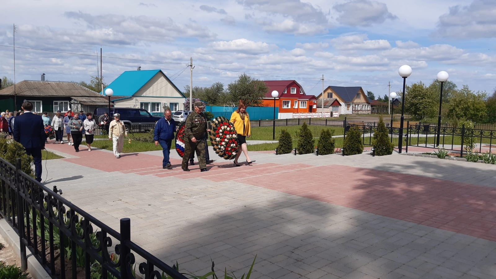 Торжественный митинг, посвященный Дню Победы.